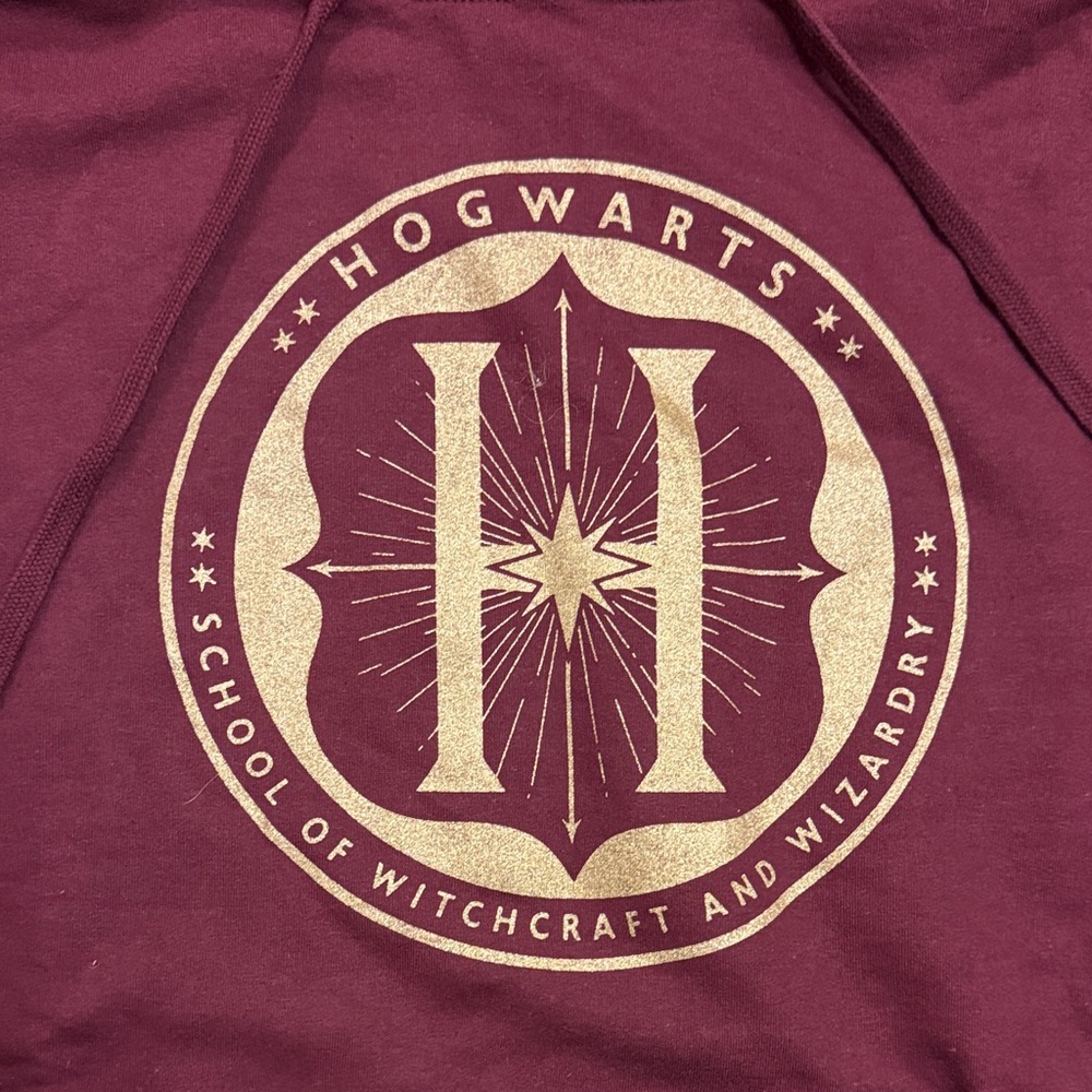 Maroon Hogwarts Hoodie - Picture 2 of 5